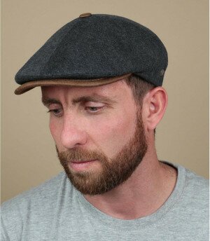 strillone di lana grigia Doyle grey