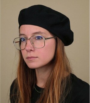 berretto di cotone nero L'Authentique Summer black