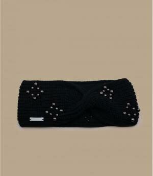 Headband with pearl black