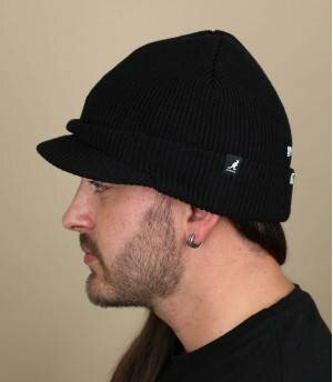 Sliced Peak Beanie black