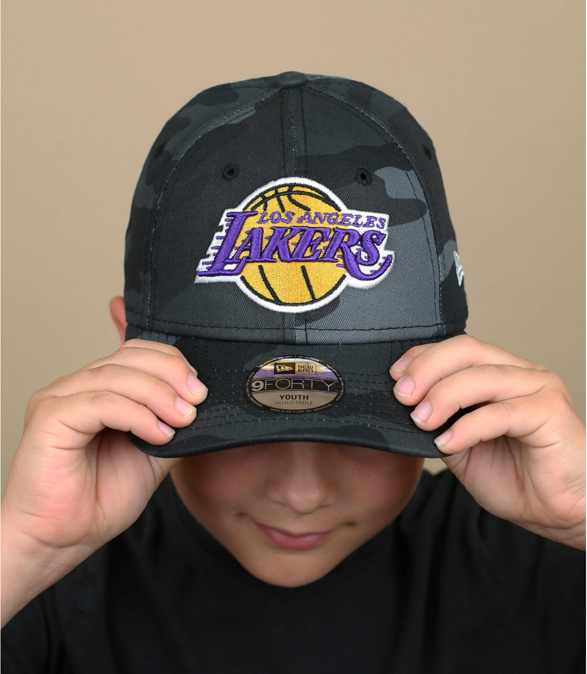 cappellino bambino lakers mimetico - Kids NBA Camo 940 Los Angeles Lakers  New Era : Headict