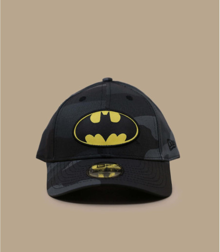 Cappello bambino Zippy grigio dettaglio maschera Batman DC