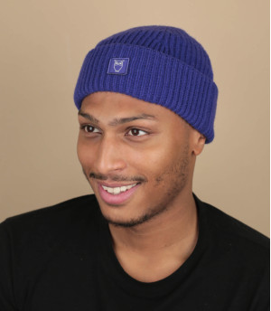 Low Wool Rib Beanie deep...