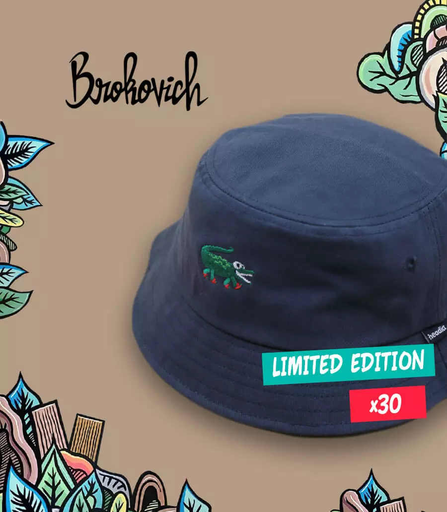 Broko Brokodile Bucket navy
