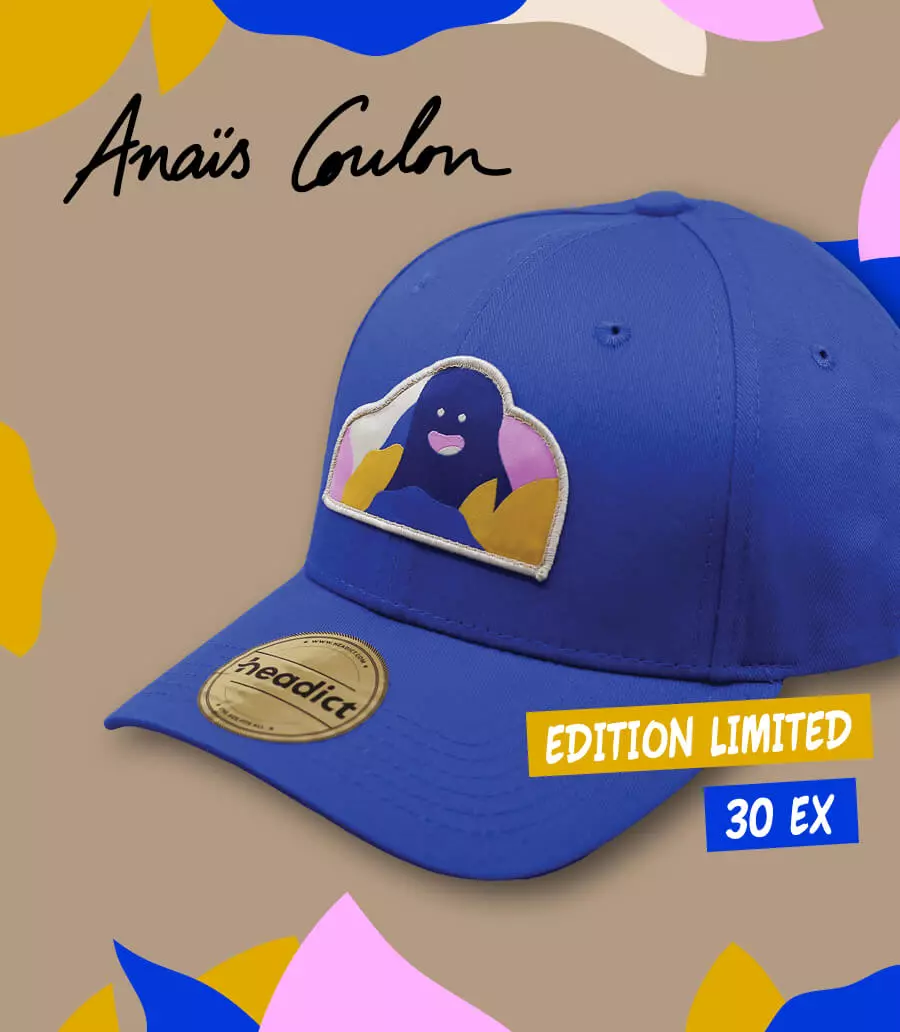 Anaïs Coulon Peek-a-boo Curve royal