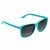 Blue round sunglasses