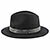 Fedora feltro nero
