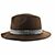 Fedora feltro truffel