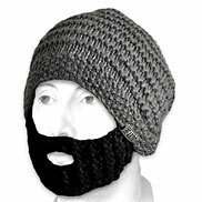 Berretto barba grigio nero