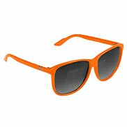 Orange round sunglasses