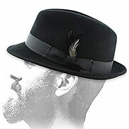 Cappello uomo feutre nero