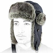 Colbacco uomo Bailey blu