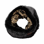 Sciarpa ad anello pelliccia nero