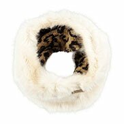 Sciarpa ad anello pelliccia bianco