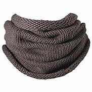 Sciarpa ad anello marrone