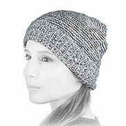Grigio foderato Beanie