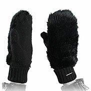 Guanti pelliccia ecologica