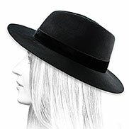 Cappello donna feutre nero
