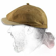 Cappellino gatsby marrone