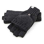 Guanti senza dita grigio