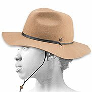 Cappello feltro lana Coal beige