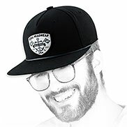 Snapback Coal nero patch