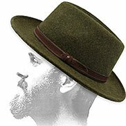 fedora verde loden heather