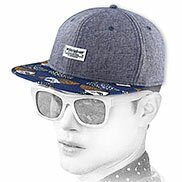 Cappellino snapback visiera fiori