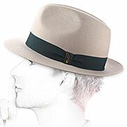 Cappello feutre Doria grigio clair