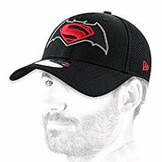 cappellino trucker batman superman