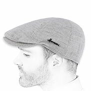 berretto grigio lino