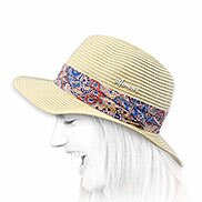 Cappello di paglia bianco