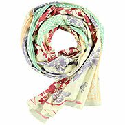 Scialle design bianco