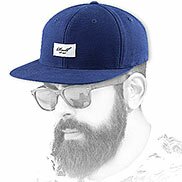 Snapback blu marine Reell