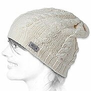 Berretto ascot bianco