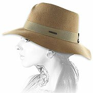 Cappello donna fedora marrone