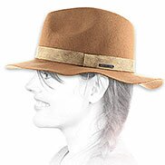 Cappello donna marrone