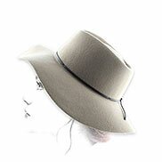 cappello in pelle banda fedora