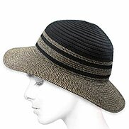 cappello di paglia nero