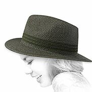 cappello di paglia verde