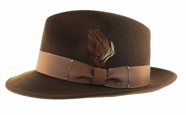 Blixen brown Cappello trilby Bailey marrone