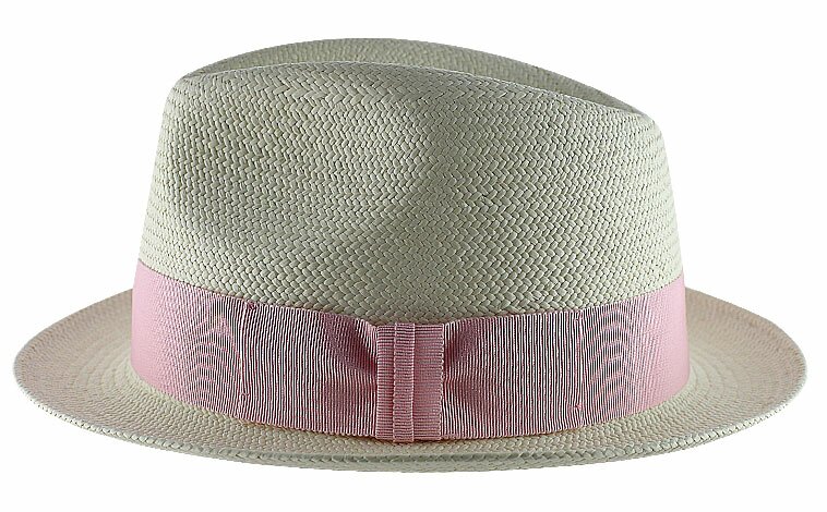 Cappello Witney cuenca pink band Panama cuence Christys