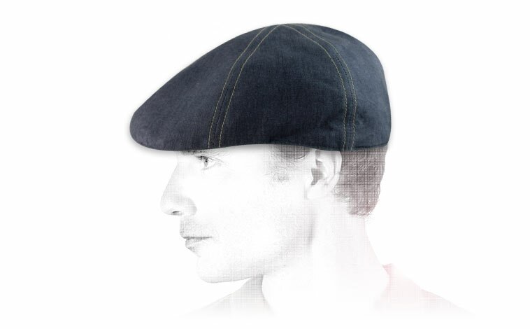 Cappellino duckbill blu