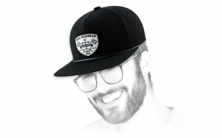 Snapback Coal nero patch