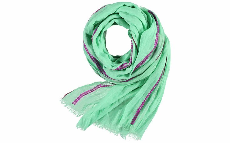Foulard verdi pagliatte