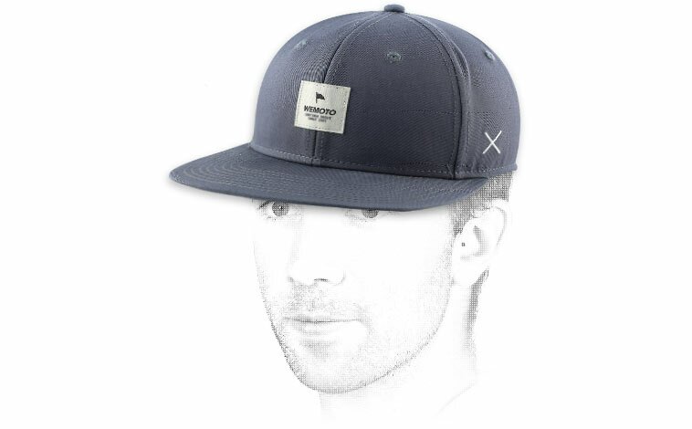 Snapback grigio Wemoto