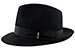Dettagli Marengo black fur felt hat - image 4